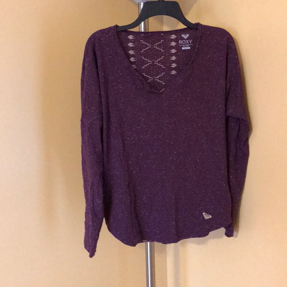 Plum long sleeve t-shirt, size Lg